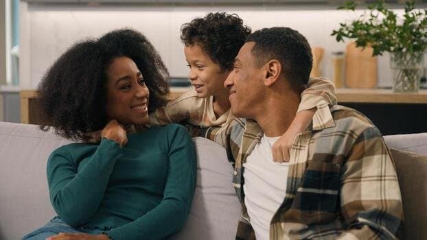 Família conversando